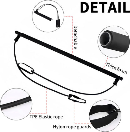 Pilates Bar Kit with Resistance Bands - Multifunctional Pilates Equipment for Women & Men Home Gym Pilates Yoga