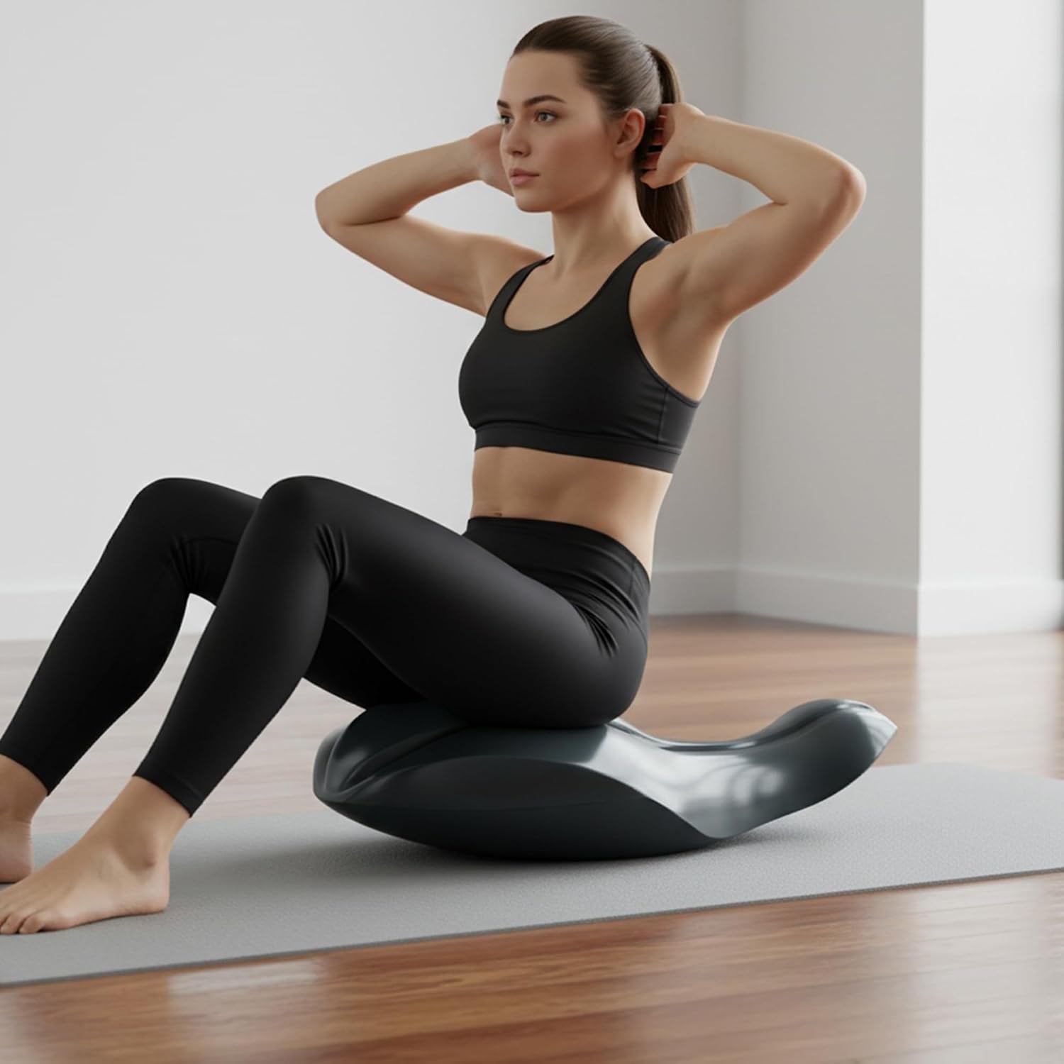 Spine Corrector Pilates,Dolphin-Shaped Oov Pilates Equipment for Home Studio Use,Fitness Training Tool for Spine Exercises, Balance, Core Strengthening