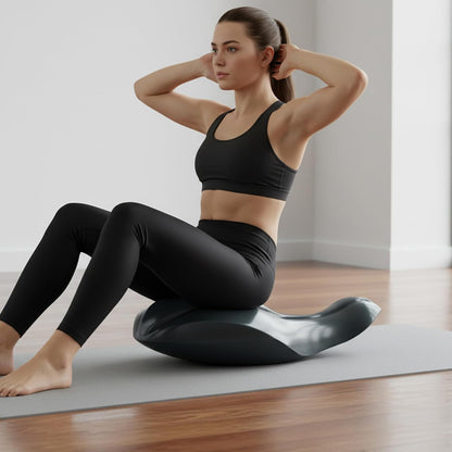 Spine Corrector Pilates,Dolphin-Shaped Oov Pilates Equipment for Home Studio Use,Fitness Training Tool for Spine Exercises, Balance, Core Strengthening