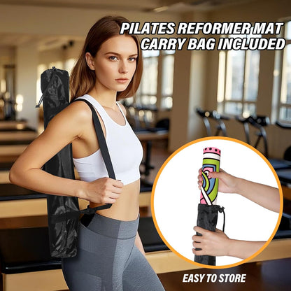 Pilates Reformer Mat-Vitality Pilates Reformer Towel,Non-Slip,Lightweight,Washable,Suitable for Home,Pilates Studio, Gym Pilates Workout