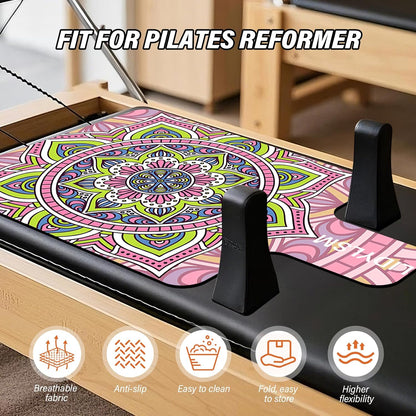 Pilates Reformer Mat-Vitality Pilates Reformer Towel,Non-Slip,Lightweight,Washable,Suitable for Home,Pilates Studio, Gym Pilates Workout