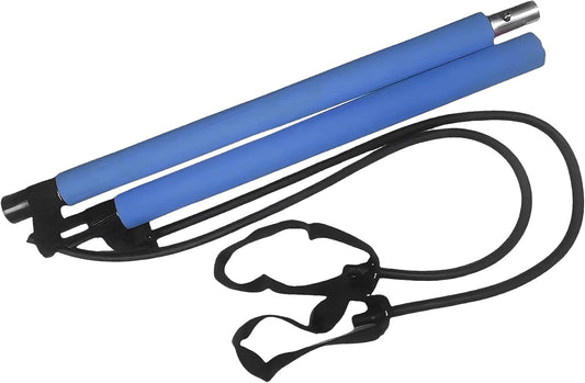 Pilates Bar Kit with Resistance Bands - Multifunctional Pilates Equipment for Women & Men Home Gym Pilates Yoga